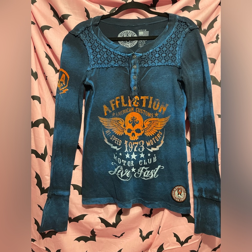 Affliction top ✨